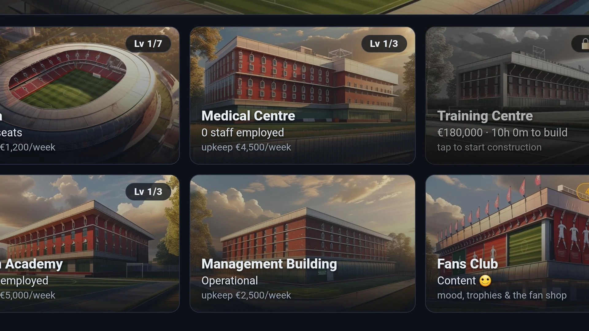 Ninety — Football Manager screenshot