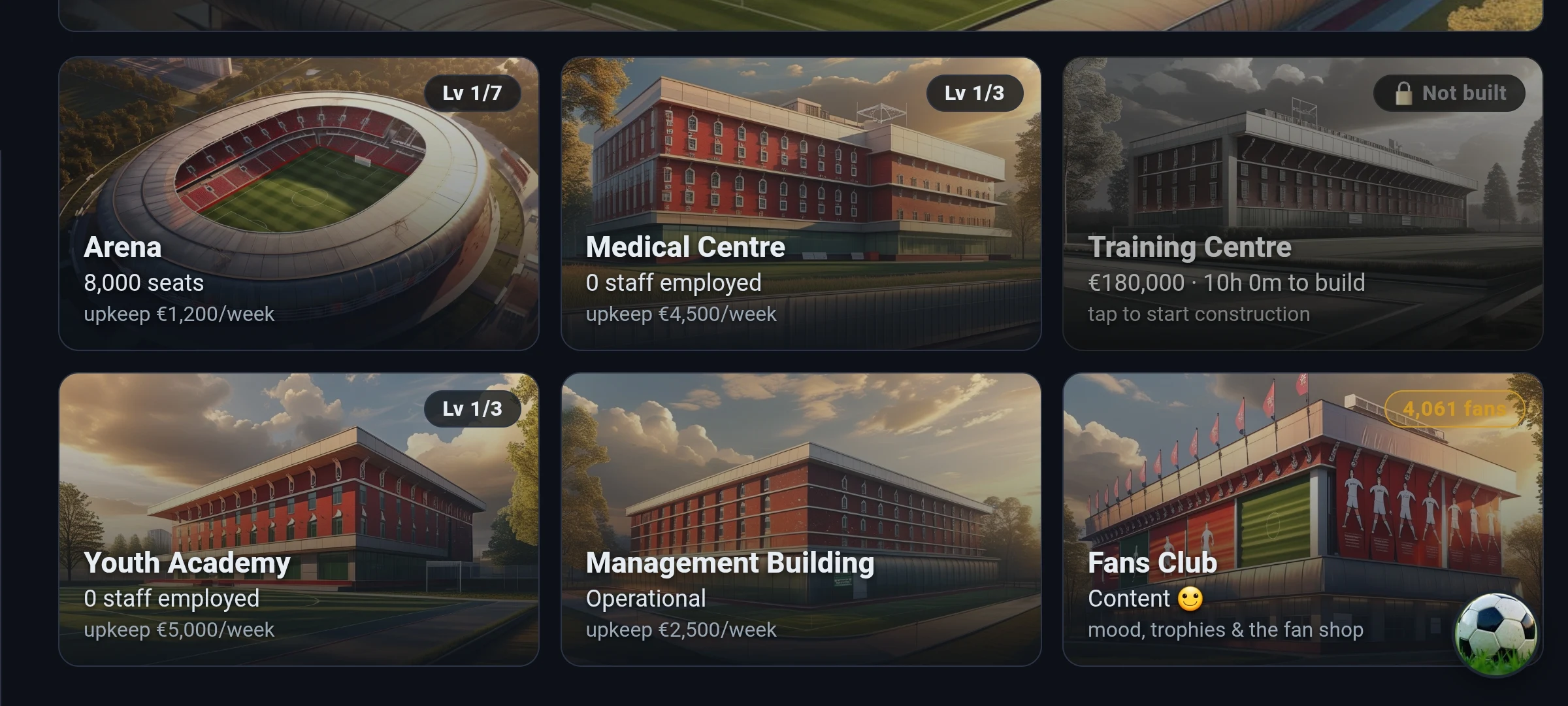 Ninety — Football Manager screenshot